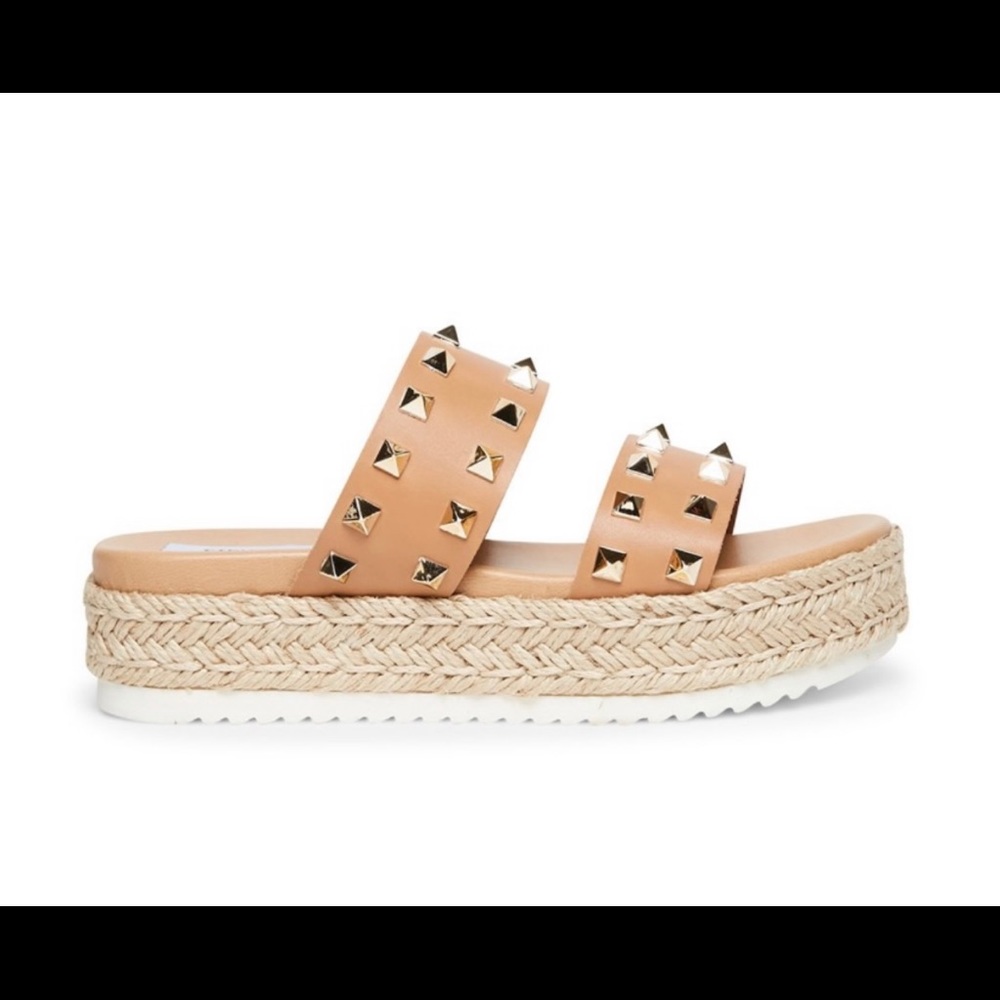 Brown studded sandal